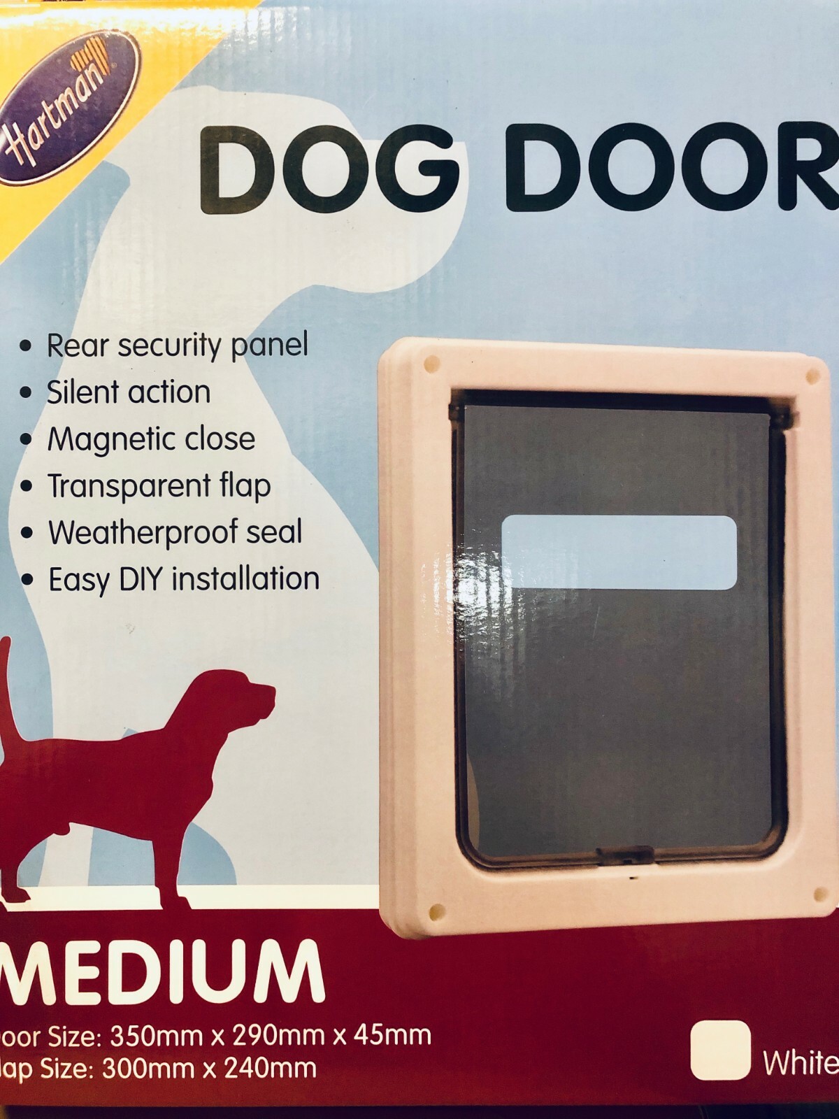 MEDIUM DOG DOOR Hartmann 290mm X 350mm eBay