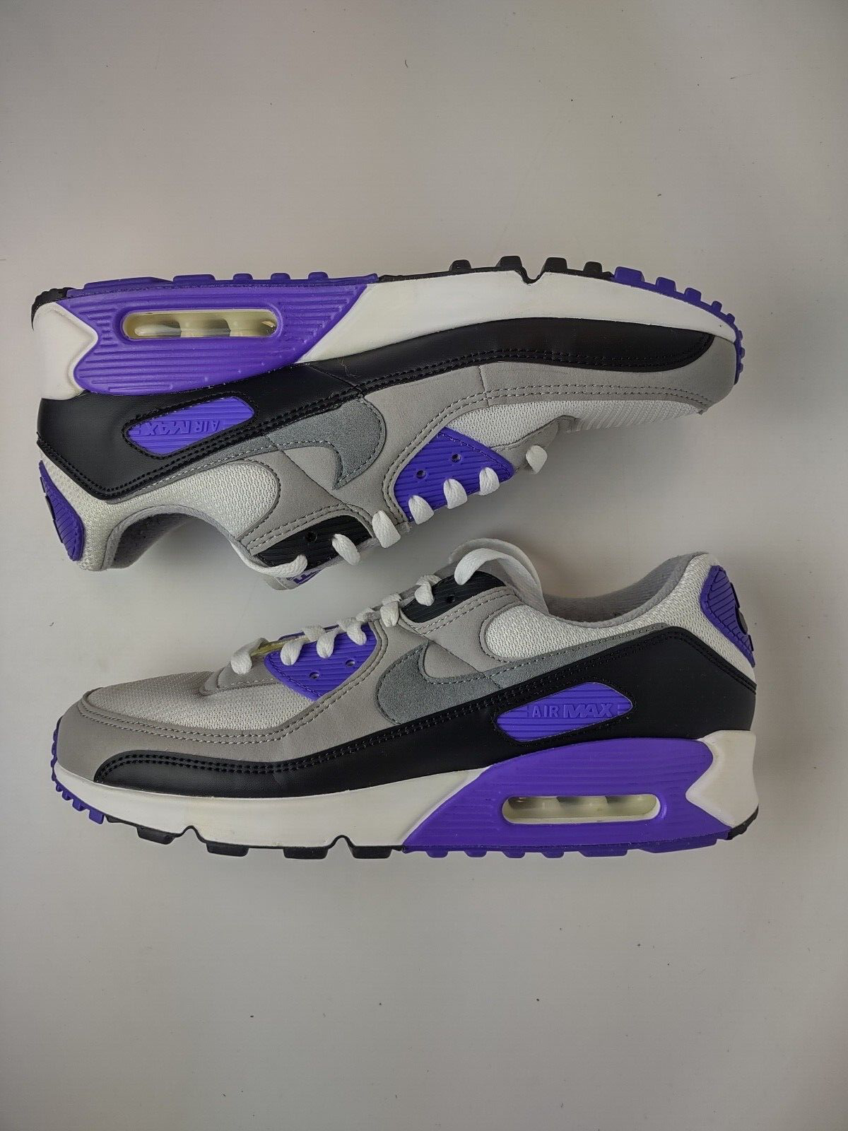 

Nike WMNS Air Max 90 Hyper Grape Purple Grey CD0490-103 Женские 11,5 Мужские 10, Фиолетовый, Nike Air Max 90