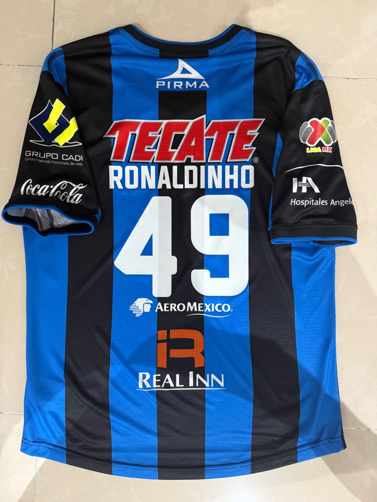 QUERETARO（ケレタロ）RONALDINHO シャツ RONALDINHO QUERÉTARO AUTHENTIC PIRMA SHIRT HOME XL | eBay