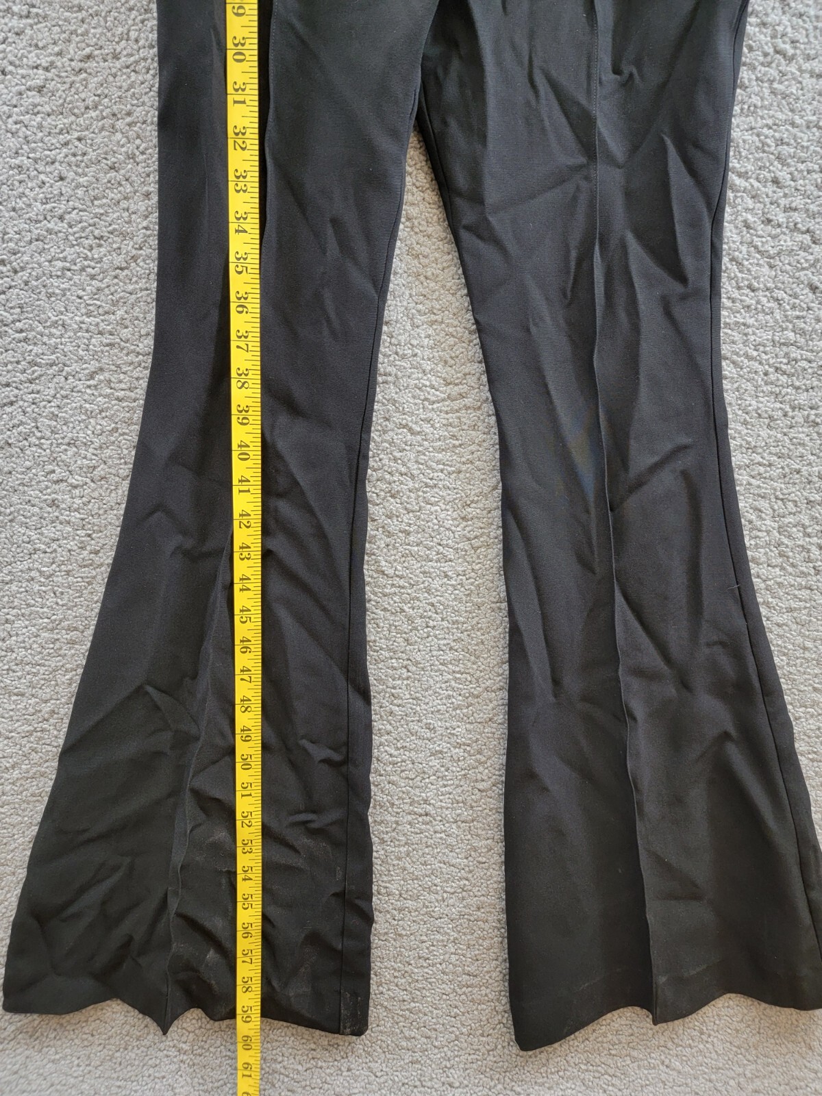 Self-Portrait Crepe Strapless Jumpsuit Women's 4 Black Straight Neck Back Zip - Picture 9 of 19