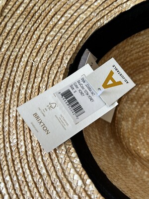 Brixton Women's Joanna Straw Hat - Size Small Honey Brown - New With Tags 284946