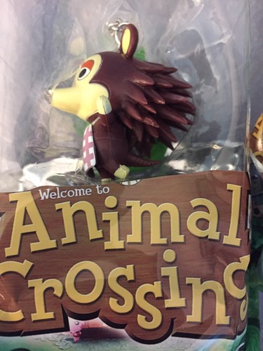 NINTENDO Animal Crossing Backpack Buddies Sable Clip-on Keychain Figure