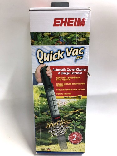 EHEIM Quick Vac Pro Automatic Gravel Cleaner and Sludge Extractor w/ BATTERIES