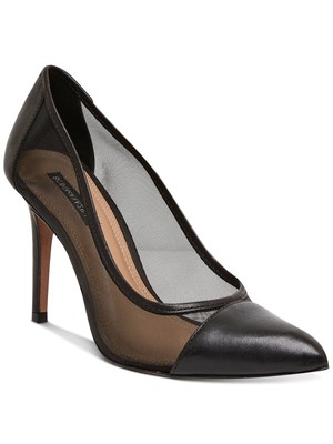 

Женские кожаные туфли без шнуровки BCBG MAXAZRIA черного цвета Juliet Stiletto 10 м, Черный, MX0JUL01