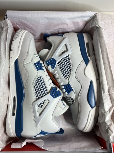 Air Jordan 4 Retro Military Blue 2024 Men Sz 10.5 (FV5029141) DS