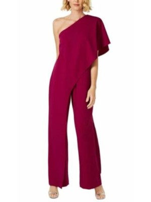 

ADRIANNA PAPELL Женский бордовый вечерний комбинезон с широкими рукавами кимоно, Burgundy
