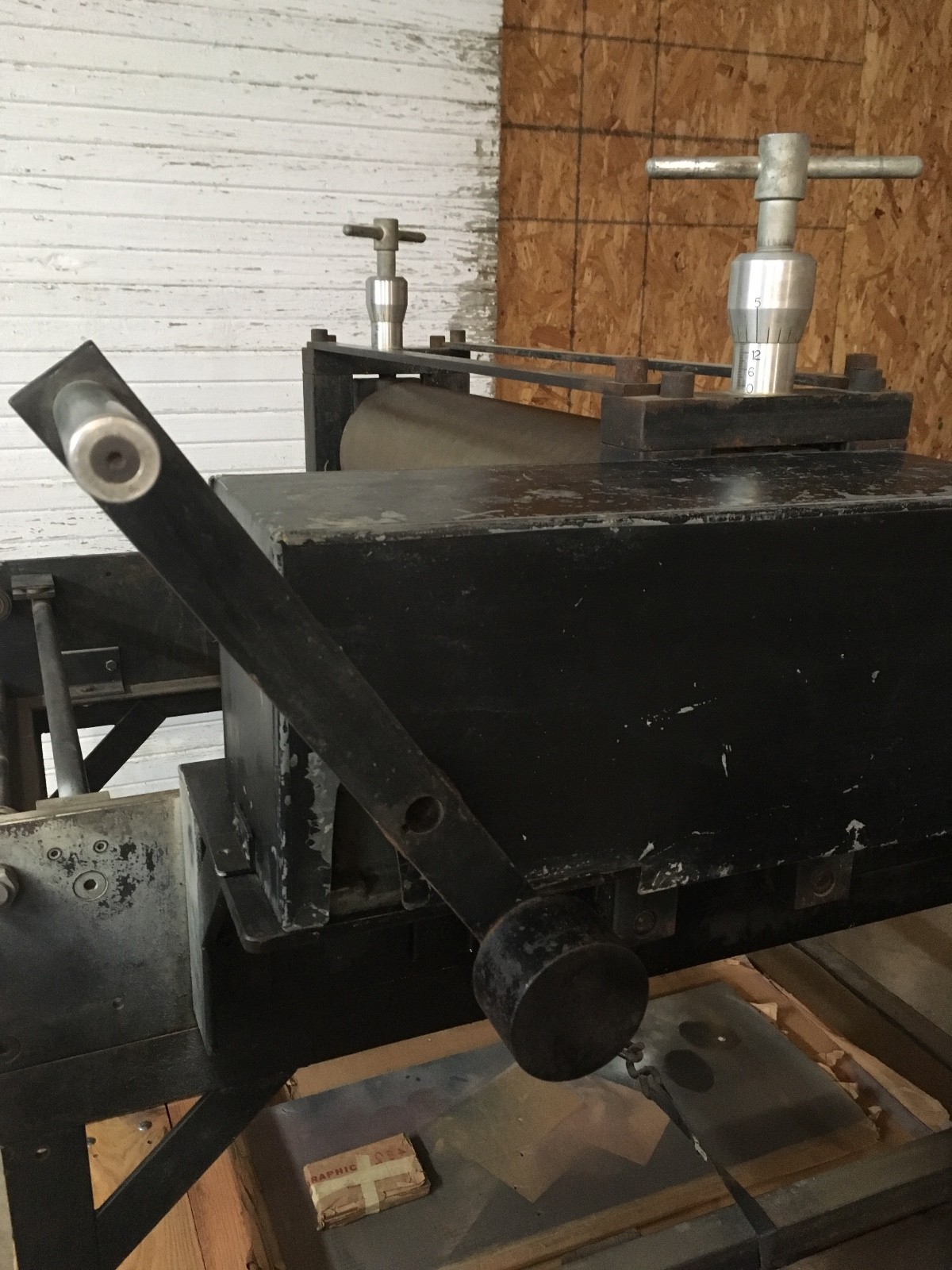 Vintage 1960's Charles Brand Etching Press - Just Needs Some Love and Attention!