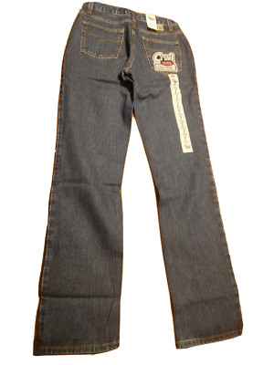 Cruel Girl Dark Wash Jeans 7 Long Slim 34'' Inseam 9.5 Inch Rise 28'' Waist (B352)