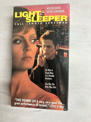 Light Sleeper (VHS, 1992) Willem Dafoe BRAND NEW SCREENER - Watermarks