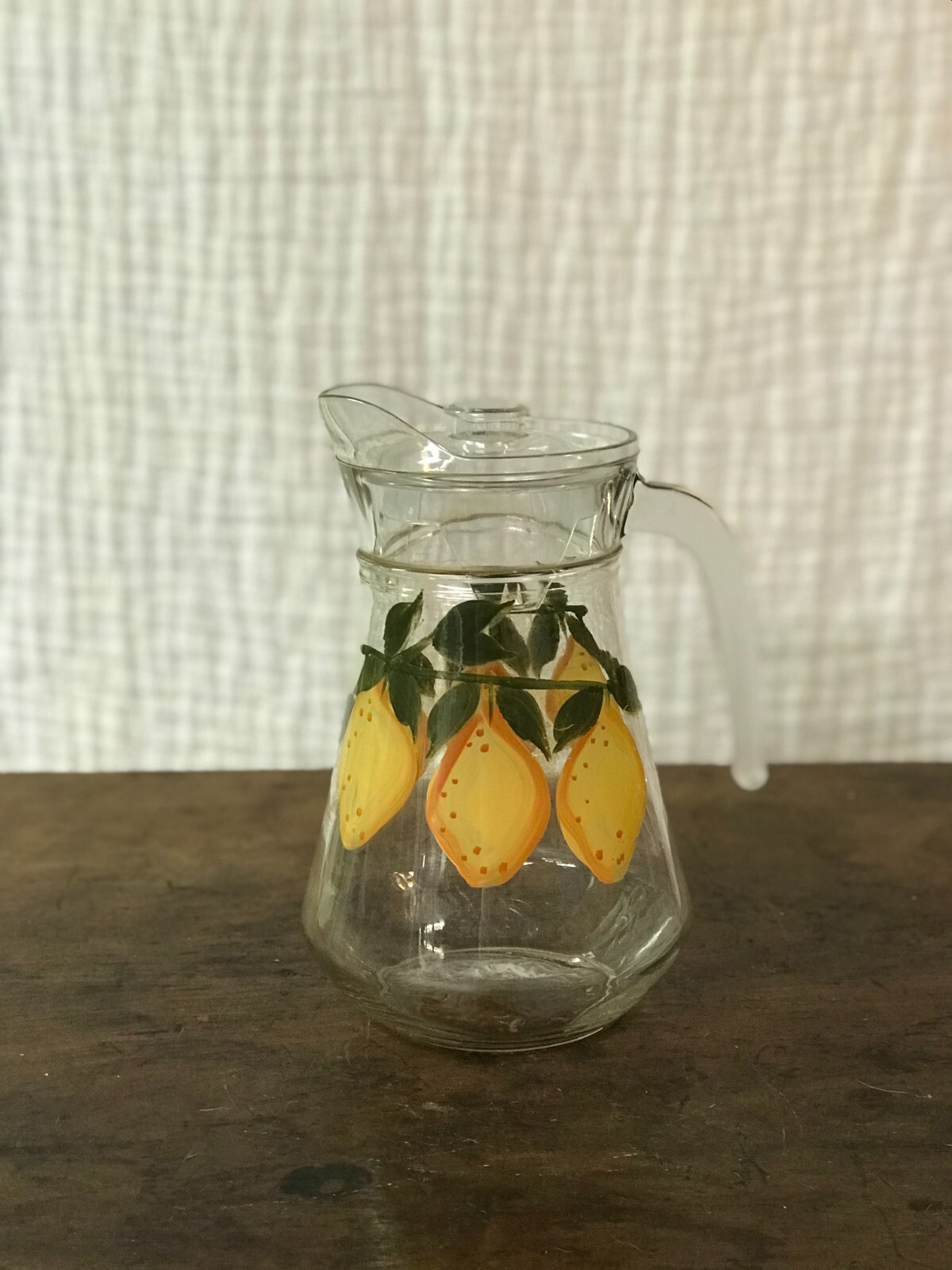 Pitcher With Plastic Lid