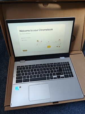 ASUS CX1500 15.6in Chromebook - Intel Celeron, 128 GB eMMC, Silver