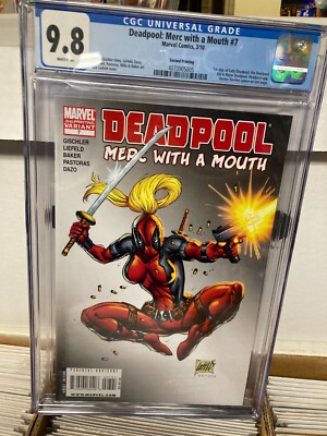 Deadpool Merc with a Mouth #7 2nd print 1st app Lady Deadpool Marvel CGC 9.8