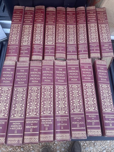 THE AMERICAN PEOPLES ENCYCLOPEDIA  全20巻 The American Peoples Encyclopedia Volumes 1-20: Franklin J
