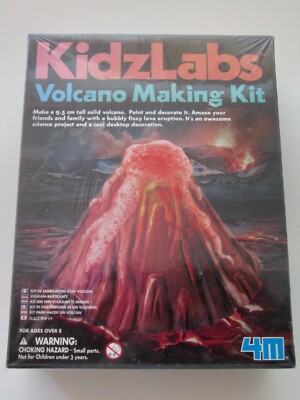 Volcano Making Kit- KidzLabs 4M New Factory Sealed