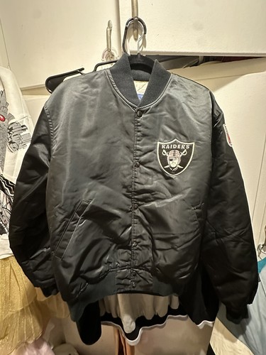 80s STARTER製 NFL RAIDERS stadium jacket Starter Jacket Vintage 80s Pro Line NFL Oakland Raiders