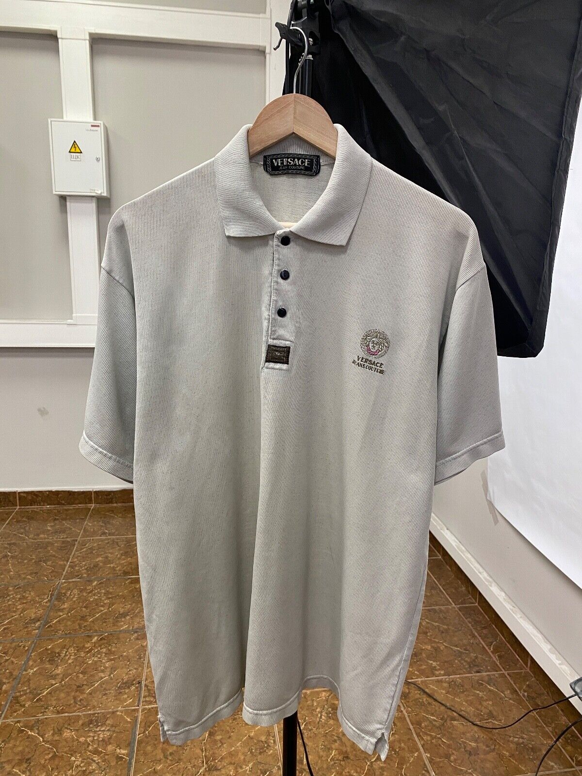 Vintage 90s Versace Jeans Couture polo t-shirt Y2K rare hype Vintage 90s Versace Jeans Couture polo t-shirt Y2K rare hype