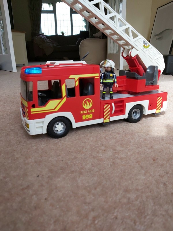 playmobil fire engine asda