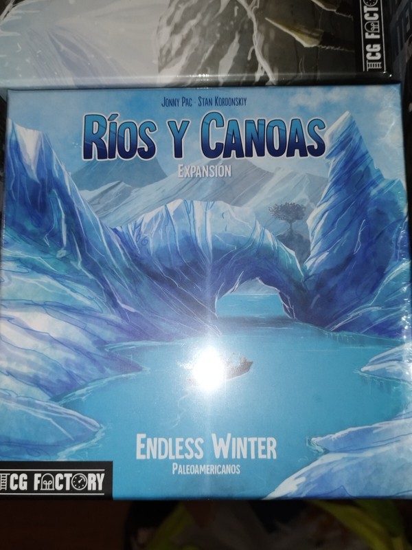 Endless Winter Paleoamericanos Spanish Expansion Rios Y Canoas Boardgame Rivers