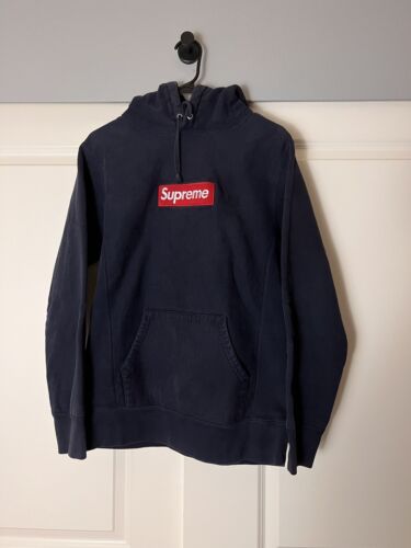 Supreme Box Logo Hoodie FW16 - Navy M | eBay Supreme Box Logo Hoodie FW16 - Navy M | eBay