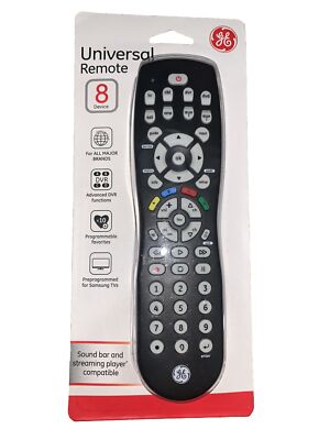 GE Universal Remote 8 Device Unit By Jasco All Major Brands