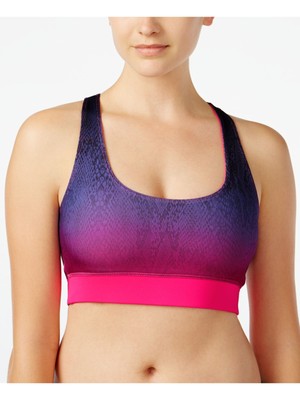 

ENERGIE Intimates Розовый спортивный бюстгальтер с овальным вырезом и животным принтом для юниоров Размер, jk3644