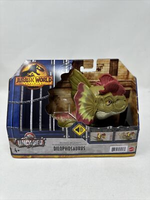 Jurassic World Dominion Dilophosaurus Uncaged Chomp & RoarMattel Action Figure