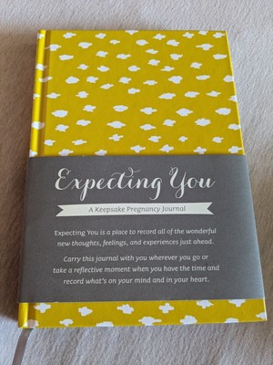 Expecting You Journal Mother to Be Pregnancy Diary By Amelia Riedler Yellow NEW