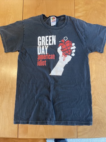 GREEN DAY バンドTシャツ　2004年『American Idiot』 Vintage Green Day 2004 American Idiot Tour Shirt Size S Hand