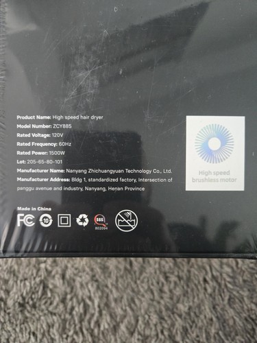 Bopcal High Speed Hair Dryer New In Box