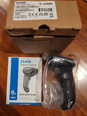 Zebra DS4608 USB Wired Handheld Barcode Scanner 1D/2D (DS4608-HD00007ZZWW)