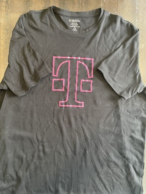 T-Mobile Short Sleeve Shirt Adult 2XL Black Pink Logo Uniform Tee active 9