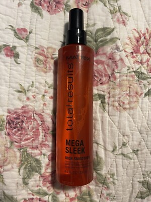 MATRIX Total Results Mega Sleek Iron Smoother Defrizzing Leave in Spray 8.5oz