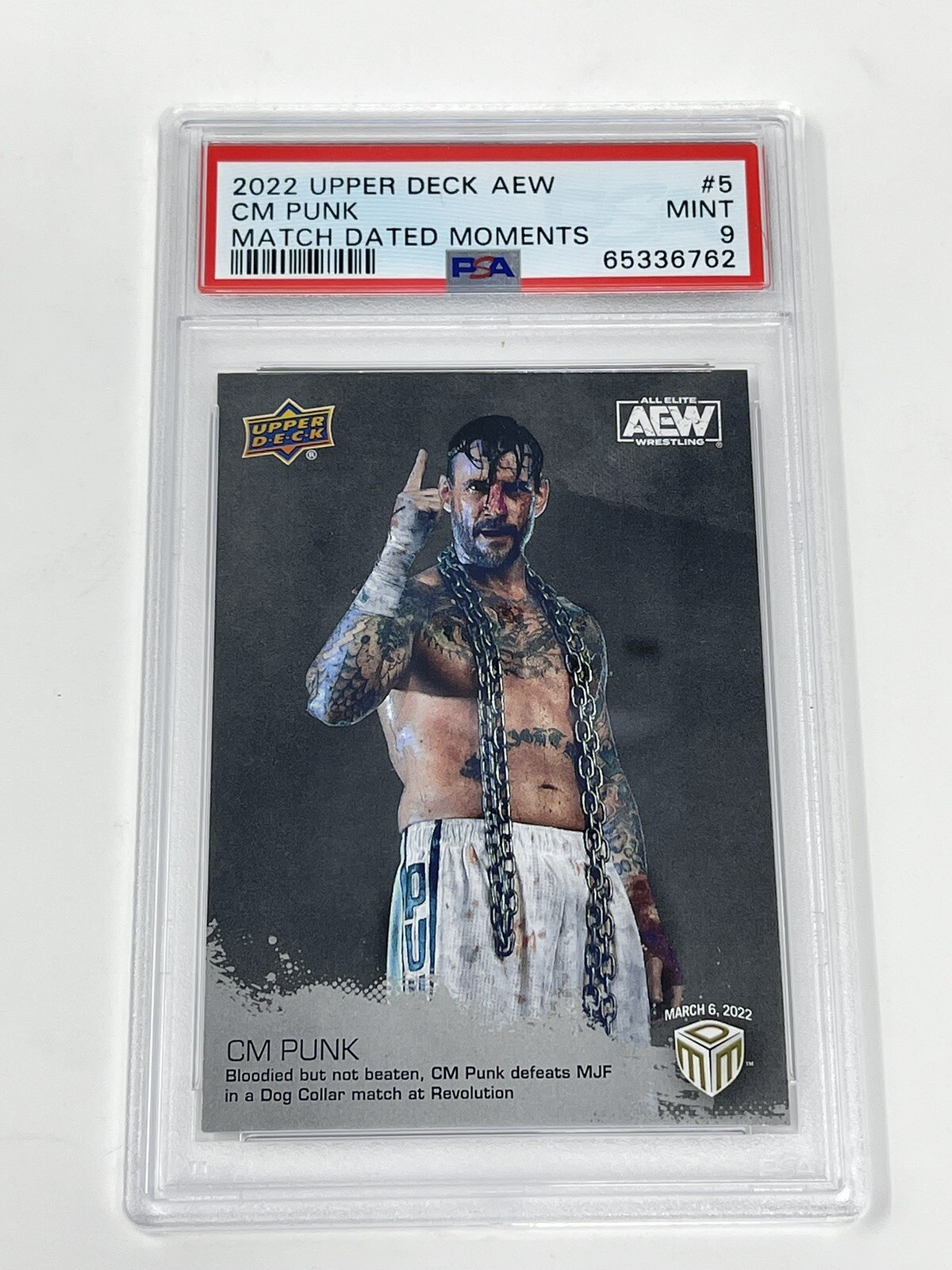 aew upper deck cm punk