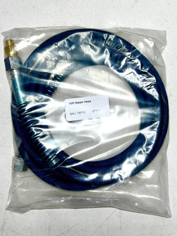 10-Feet Flexible TEFLON Steam Hose with 1/8" Adapter for ALL-STEAM IRONS