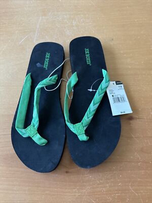 Joe Boxer Green Flip Flops - Womens 7/8, NWT
