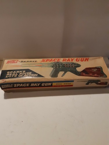 made in japan - Space Ray Gun Robot - Vintage Japan rare tin toy old made in japan - Space Ray Gun Robot - Vintage Japan rare tin toy old