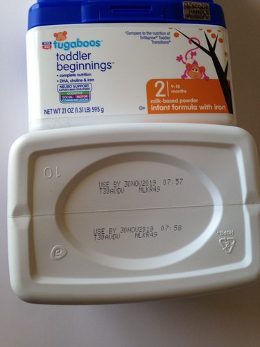 3 TUGABOOS BABY FORMULA RITE AID  TODDLER BEGINNINGS  9-18mo EXP 11/19 Ct.3