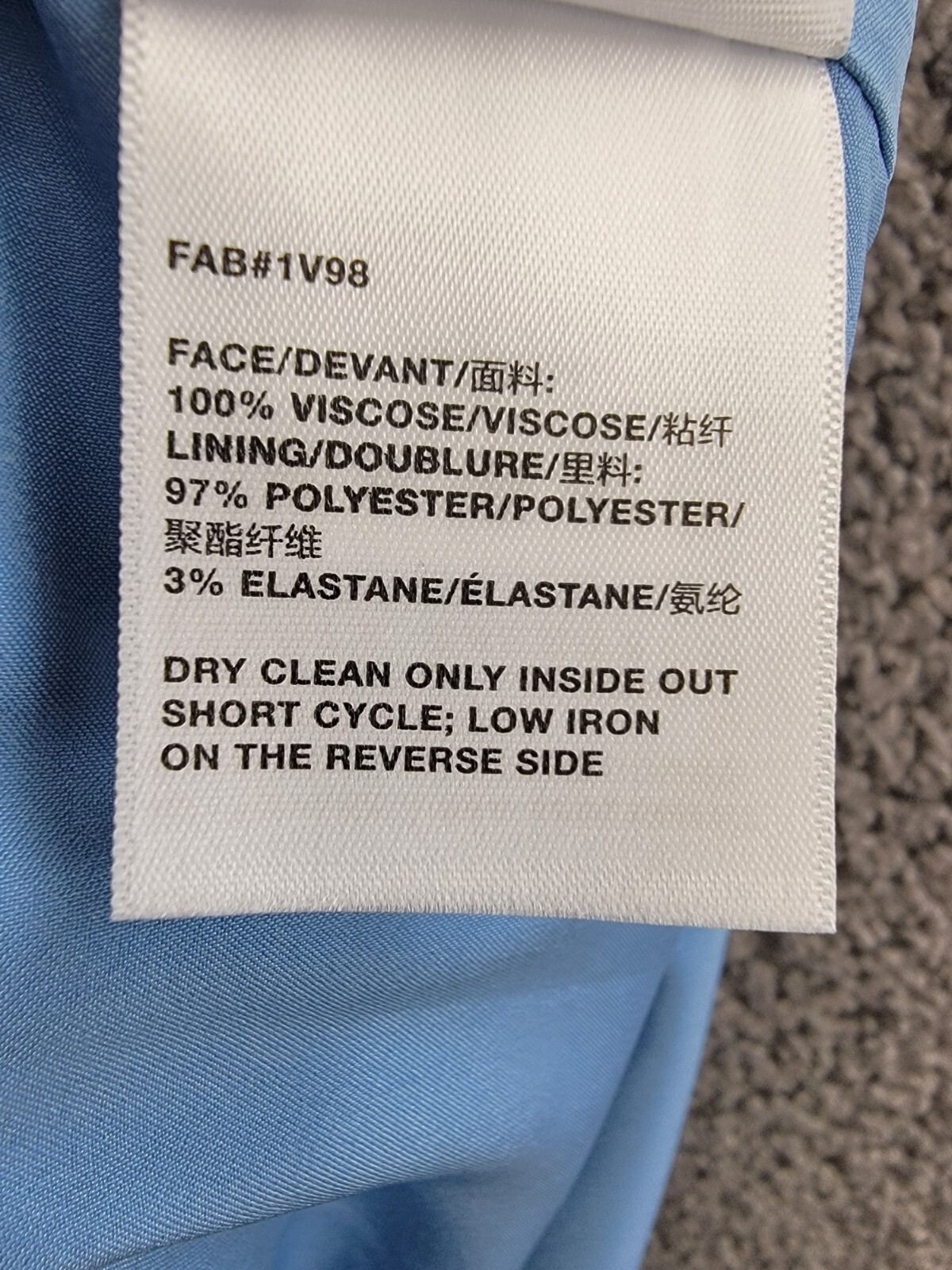 Lafayette 148 New York Sleeveless Portrait Dress Women's 2 Cool Blue Multi ZipUp - Picture 13 of 16