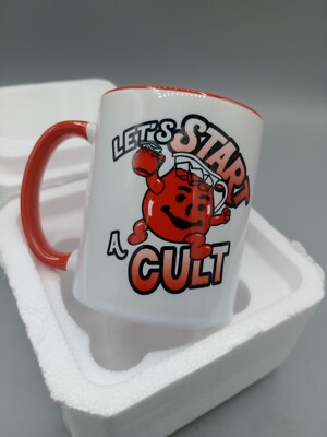 Let s Start A Cult Red Cool-Aid Mug - Free Shipping