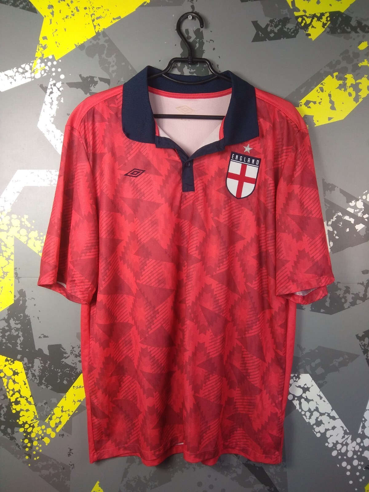 イングランド　リメイクサッカーシャツ England Team Jersey Retro Replicas Remake Football Shirt