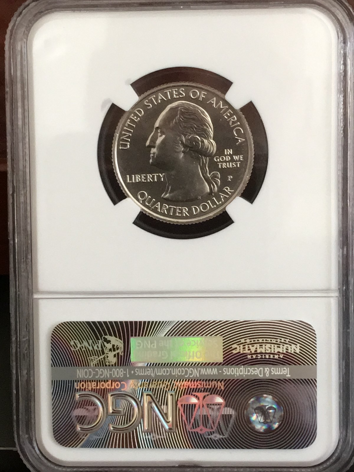 2014-P Great Smoky Moutains National Parks Quarter MS-68; Scenic Label