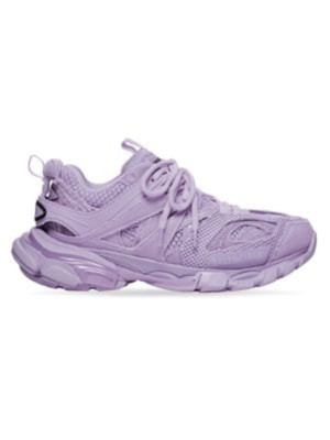

BALENCIAGA Женские фиолетовые кроссовки Comfort Logo Track Round Toe Athletic Sneakers, Фиолетовый, 542436W3FE3