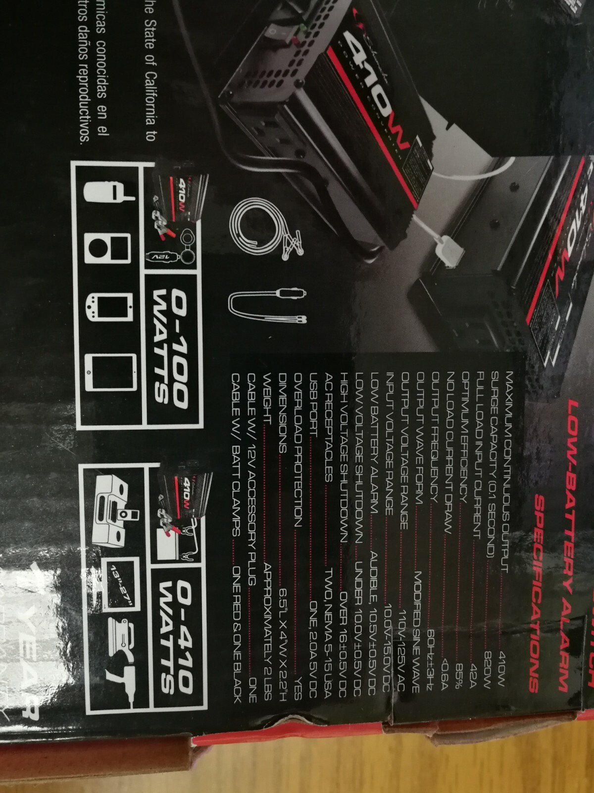 Schumacher XI41B Power Converter- Vehicle Power to Household Power. New Open Box