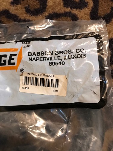 4 Surge Bucket Milker Lid Gaskets Surge Milking Machine--Gasket# 10455 M2 Pail