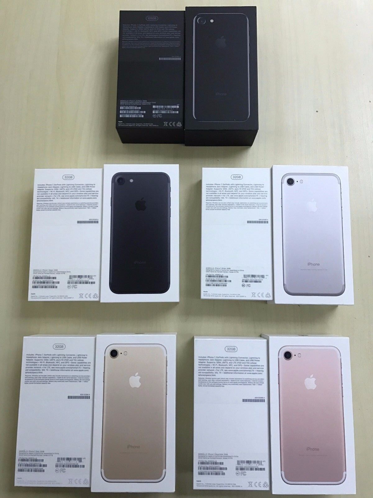 ORIGINAL EMPTY RETAIL BOX FOR - Apple iPhone 7 32GB | 128GB ORIGINAL EMPTY RETAIL BOX FOR - Apple iPhone 7 32GB | 128GB
