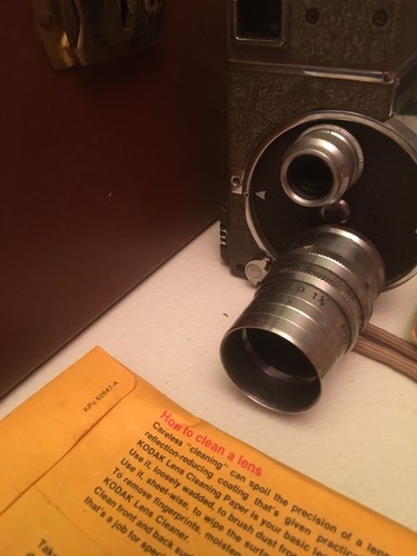 Vintage Revere Eight 67 8mm movie camera bundle