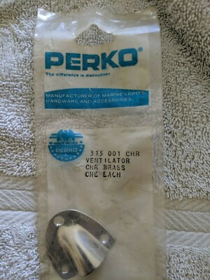 Perko 315DP1CHR Chrome Clam Shell Vent 1-5/8''X1.5''