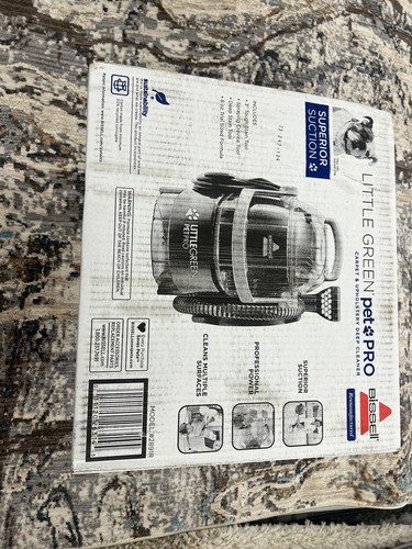 NEW BISSELL Little Green Pet Pro Portable Carpet & Upholstery Cleaner  2891R