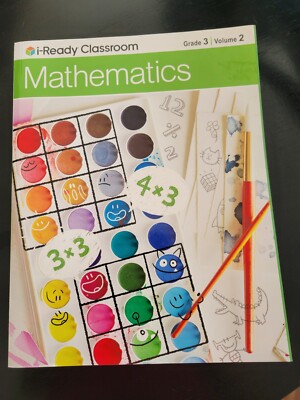 i-Ready Classroom Mathematics Grade 3 Volume 2 New Student Work Book Math Text