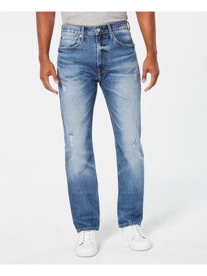 

CALVIN KLEIN JEANS Мужские синие прямые джинсы свободного кроя, Синий, 41K5393